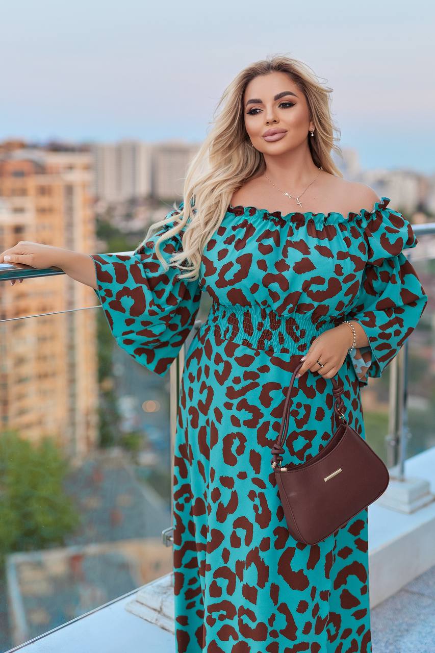 Дълга рокля от ефирна материя - Twiggy Shop