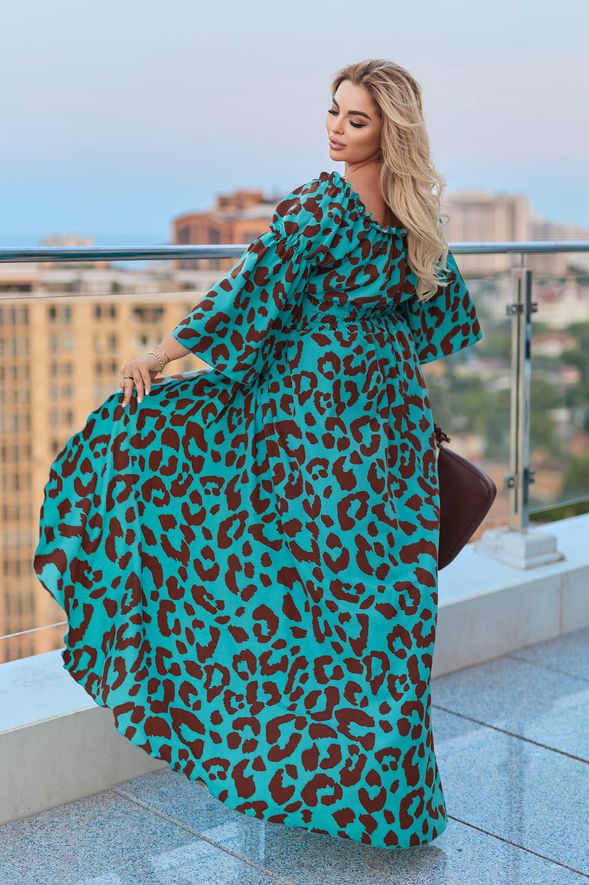 Дълга рокля от ефирна материя - Twiggy Shop