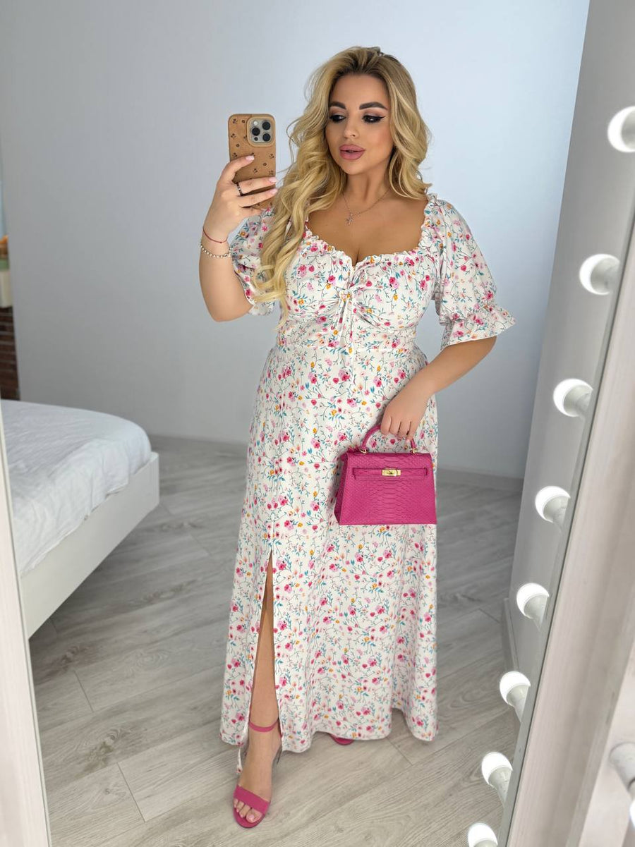 Дълга рокля на цветя - Twiggy Shop