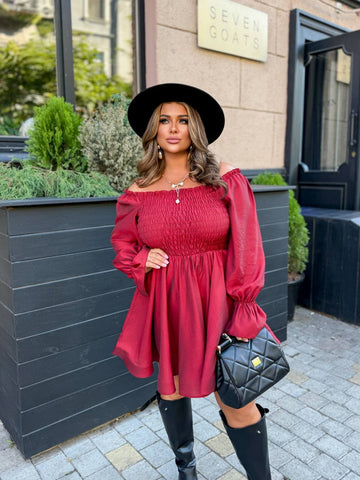 Къса рокля с блясък - Twiggy Shop