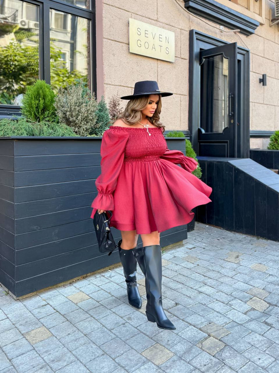 Къса рокля с блясък - Twiggy Shop