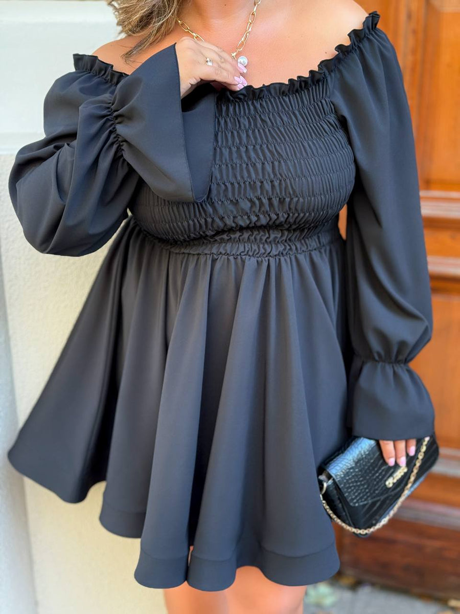 Къса рокля с ръкави - Twiggy Shop