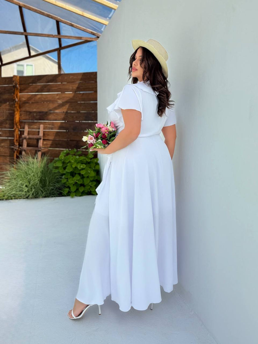 Дълга рокля с волани - Twiggy Shop