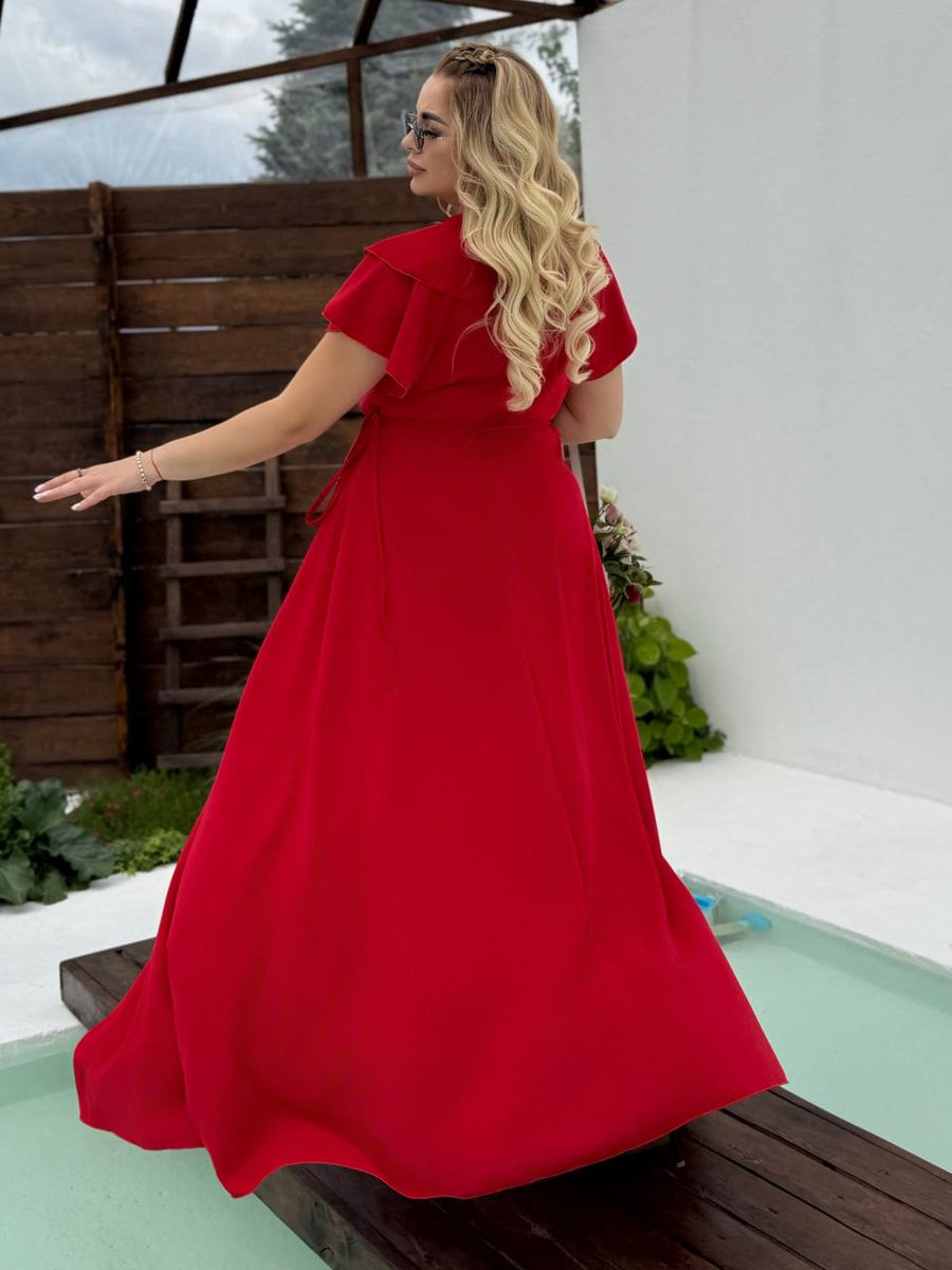 Дълга рокля с волани - Twiggy Shop