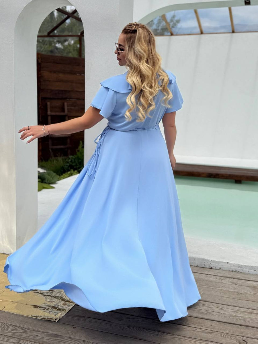 Дълга рокля с волани - Twiggy Shop