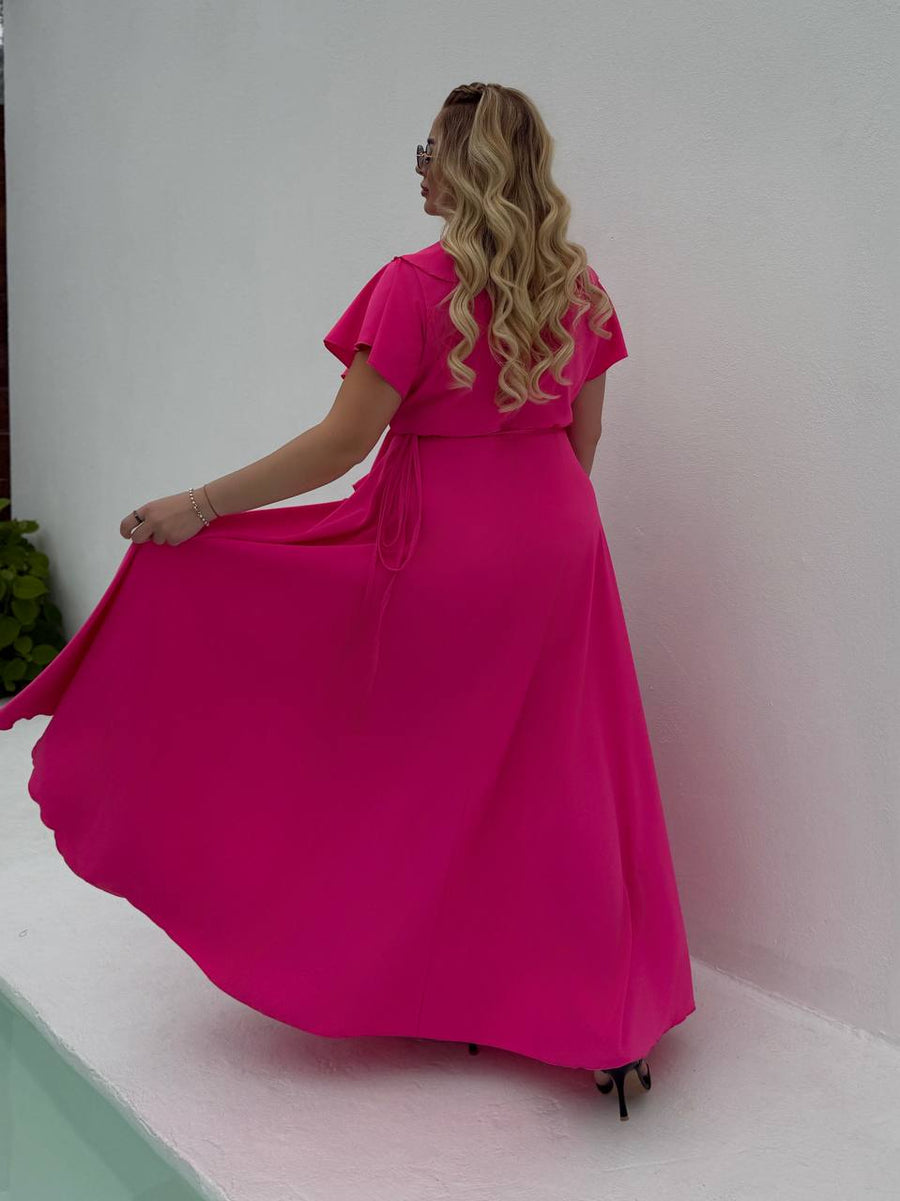 Дълга рокля с волани - Twiggy Shop