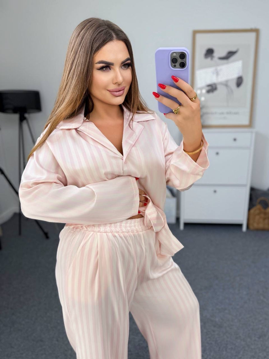 Пижама от еко коприна - Twiggy Shop