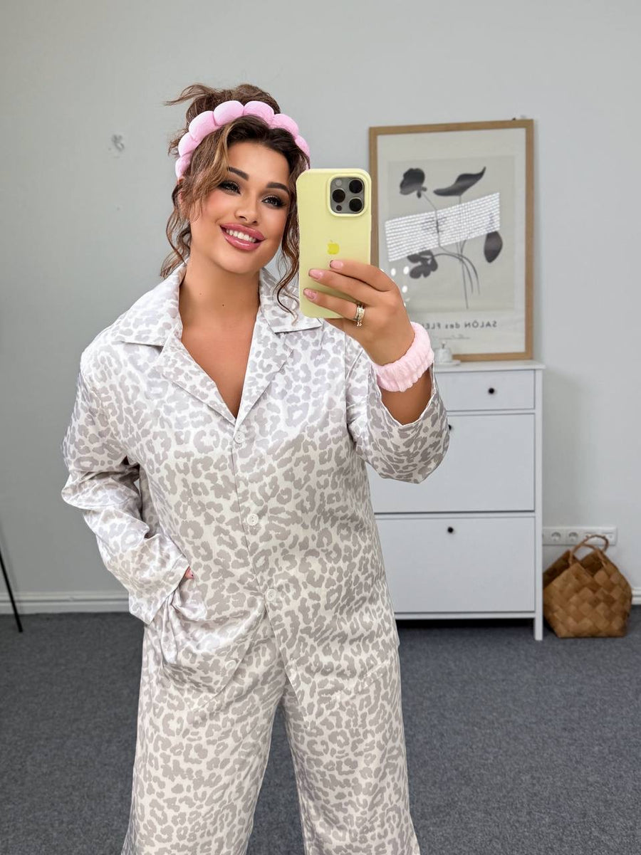 Пижама от еко коприна - Twiggy Shop