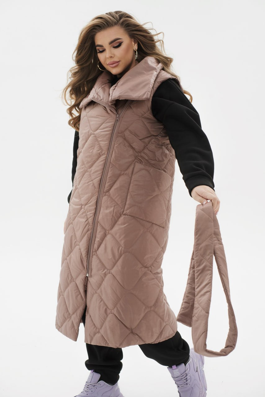 Дълъг шушляков елек - Twiggy Shop