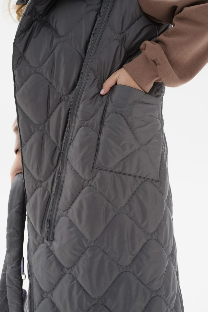 Дълъг шушляков елек - Twiggy Shop