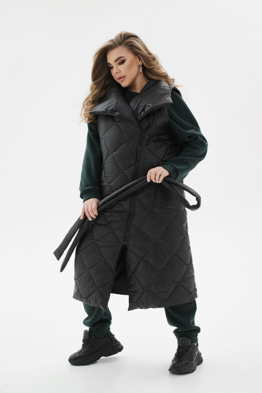 Дълъг шушляков елек - Twiggy Shop