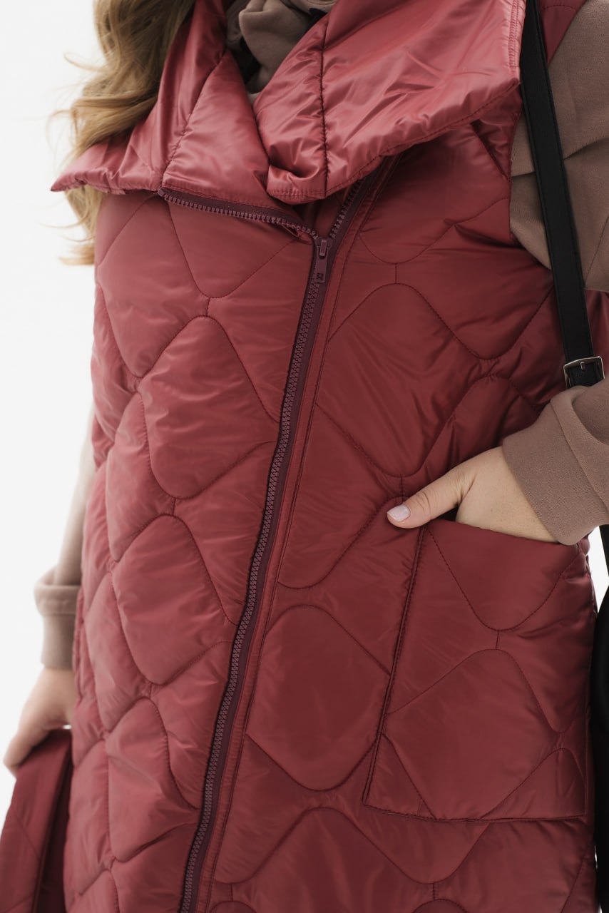 Дълъг шушляков елек - Twiggy Shop