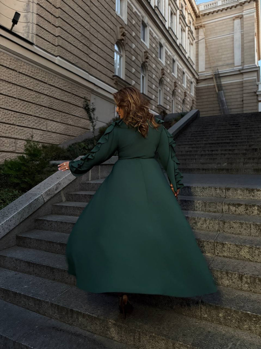 Дълга рокля с волани - Twiggy Shop