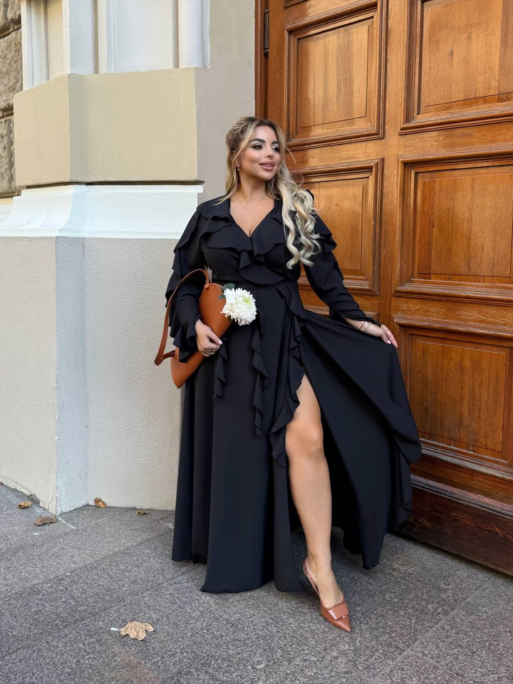 Дълга рокля с волани - Twiggy Shop