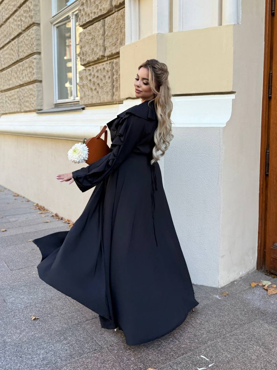 Дълга рокля с волани - Twiggy Shop