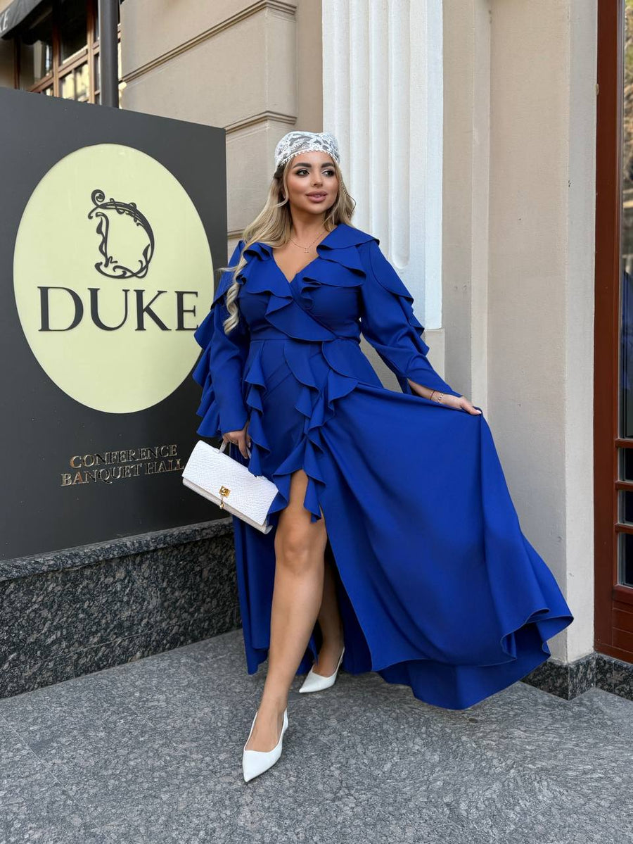 Дълга рокля с волани - Twiggy Shop