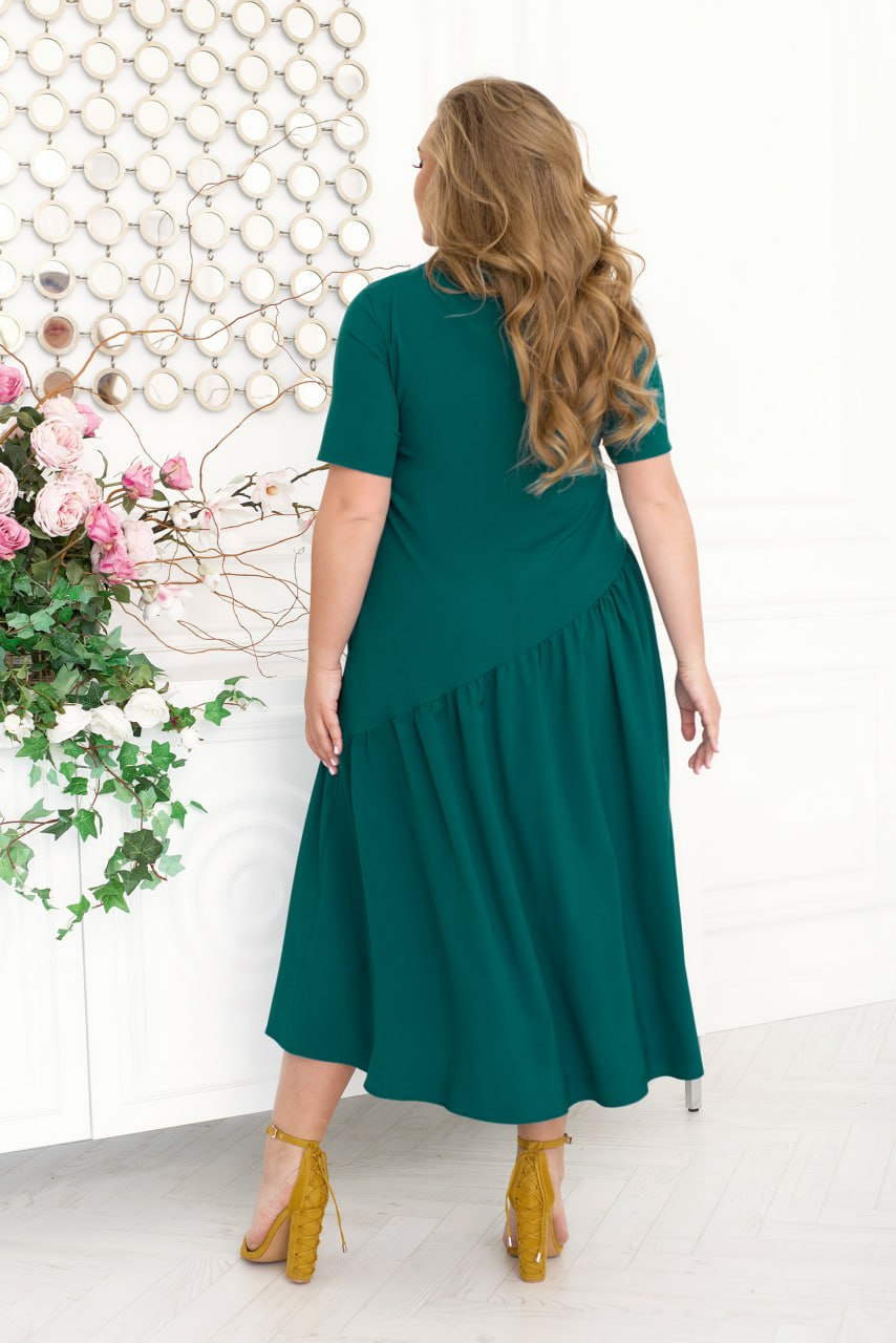 Миди рокля в свободна кройка - Twiggy Shop