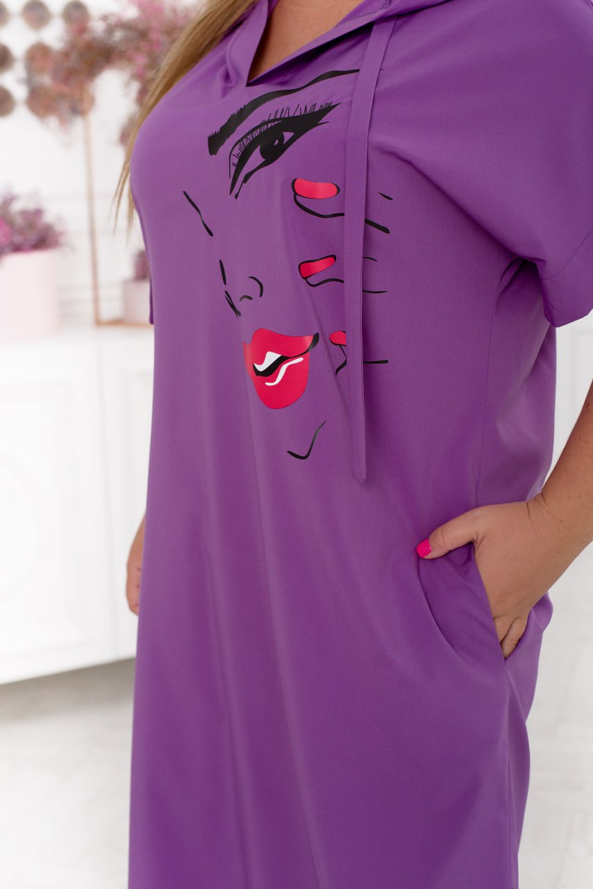 Лека рокля с качулка - Twiggy Shop