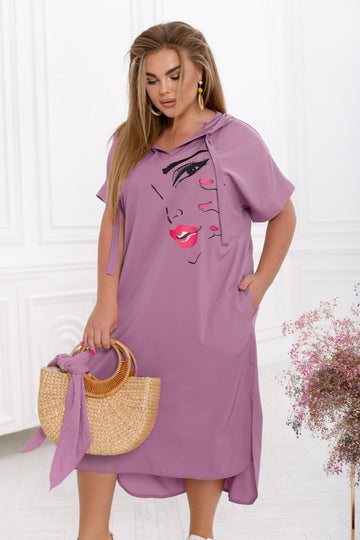 Лека рокля с качулка - Twiggy Shop