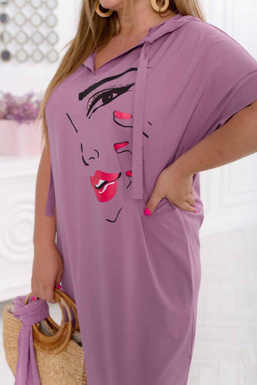 Лека рокля с качулка - Twiggy Shop