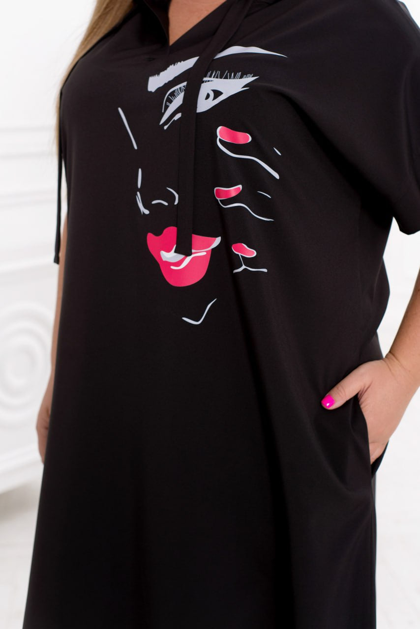 Лека рокля с качулка - Twiggy Shop