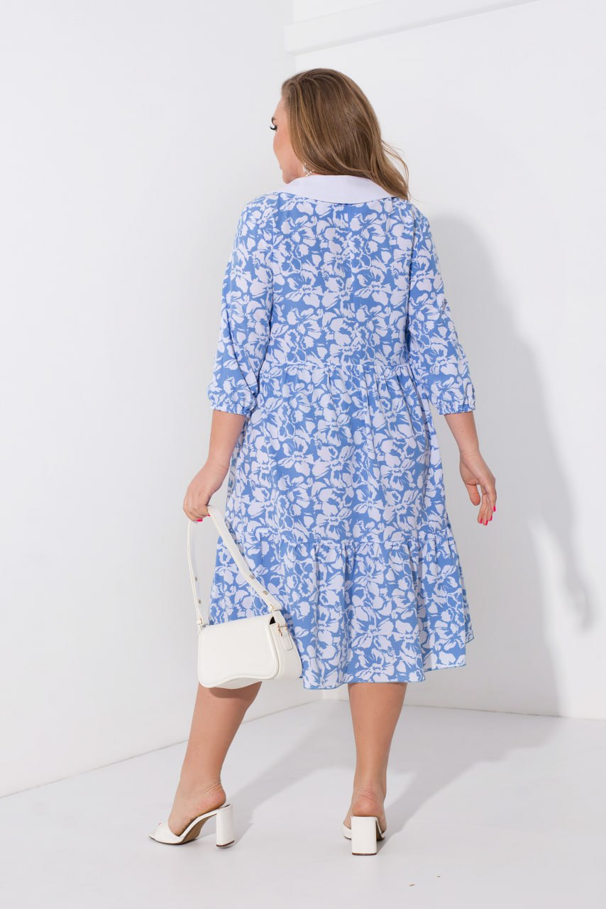 Рокля в свободна кройка от софт - Twiggy Shop