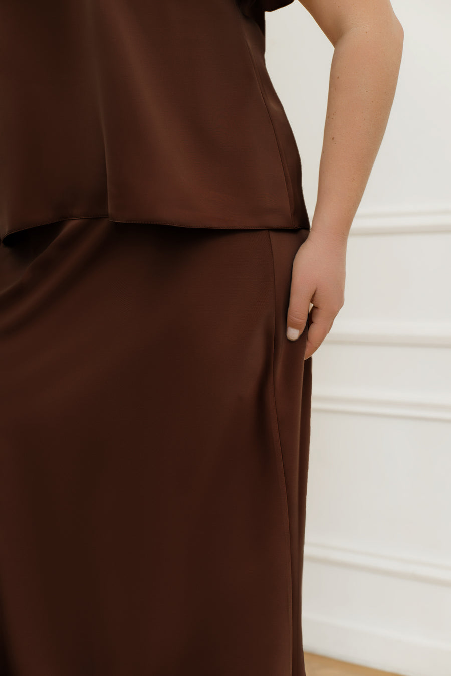 Сатениран комплект с пола - Twiggy Shop