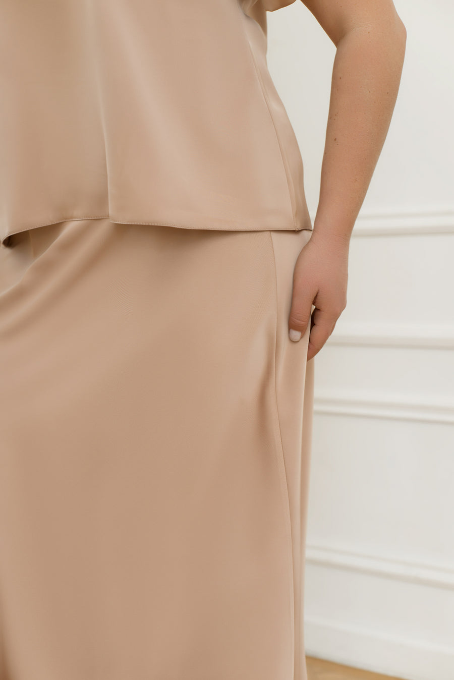 Сатениран комплект с пола - Twiggy Shop