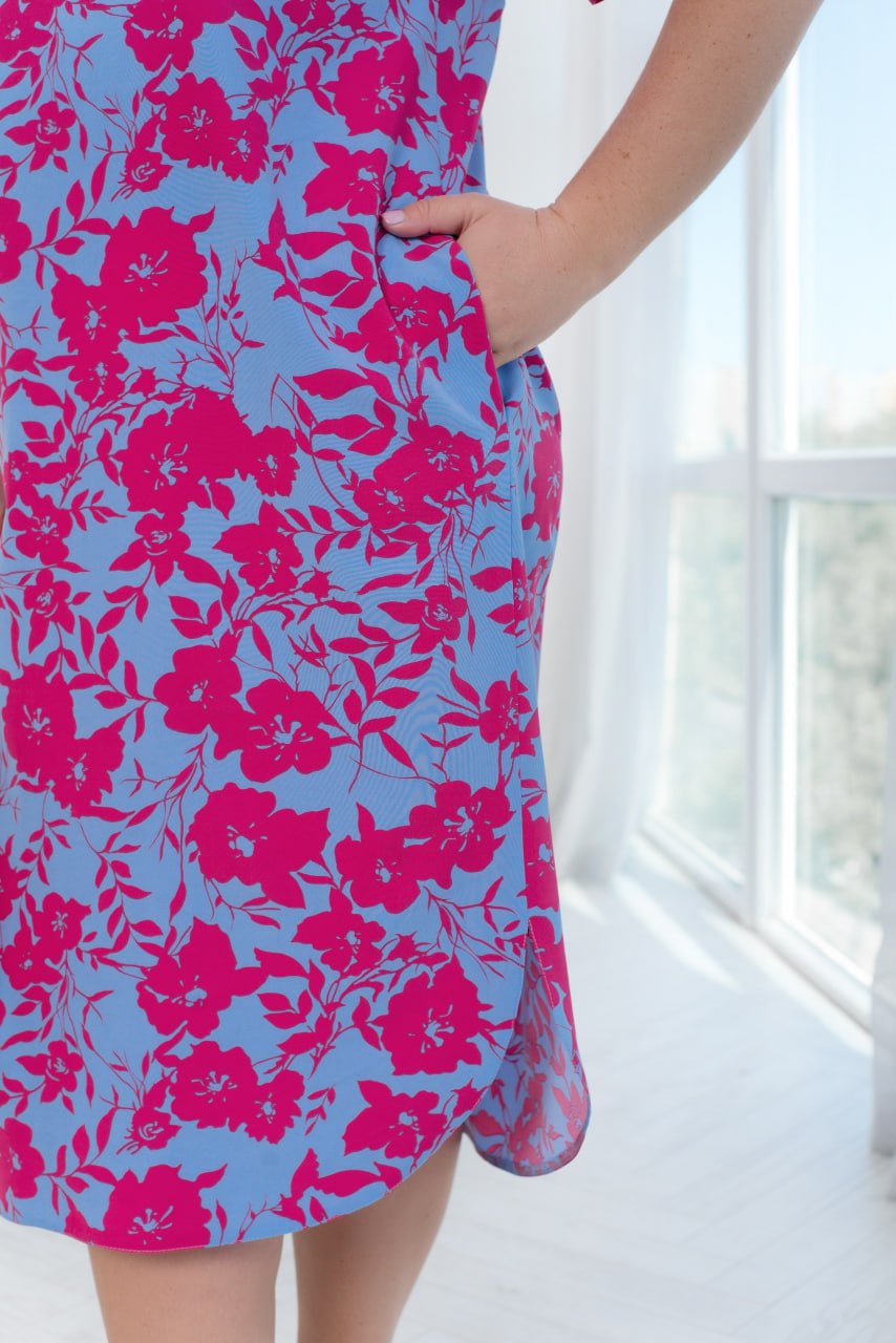 Миди рокля на цветя - Twiggy Shop