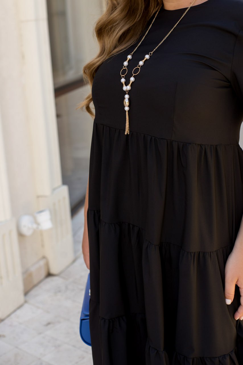 Рокля в свободна рокля от софт - Twiggy Shop