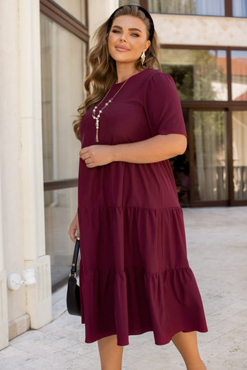 Рокля в свободна рокля от софт - Twiggy Shop