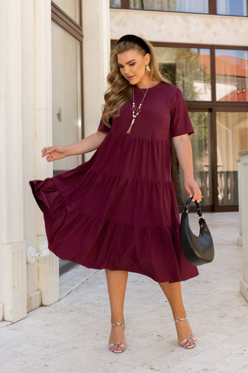 Рокля в свободна рокля от софт - Twiggy Shop