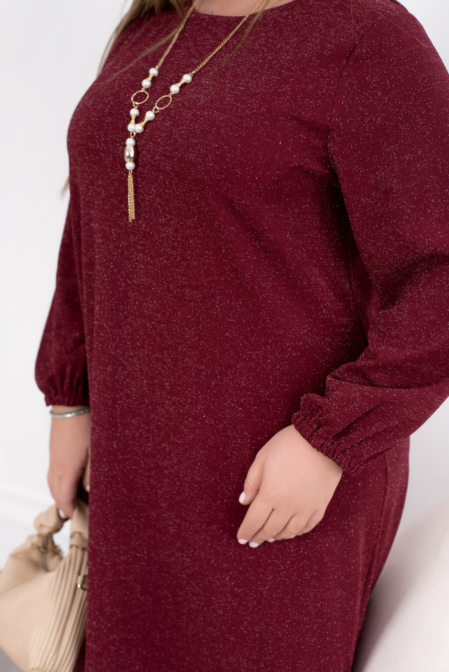 Елегантна рокля от лурекс - Twiggy Shop