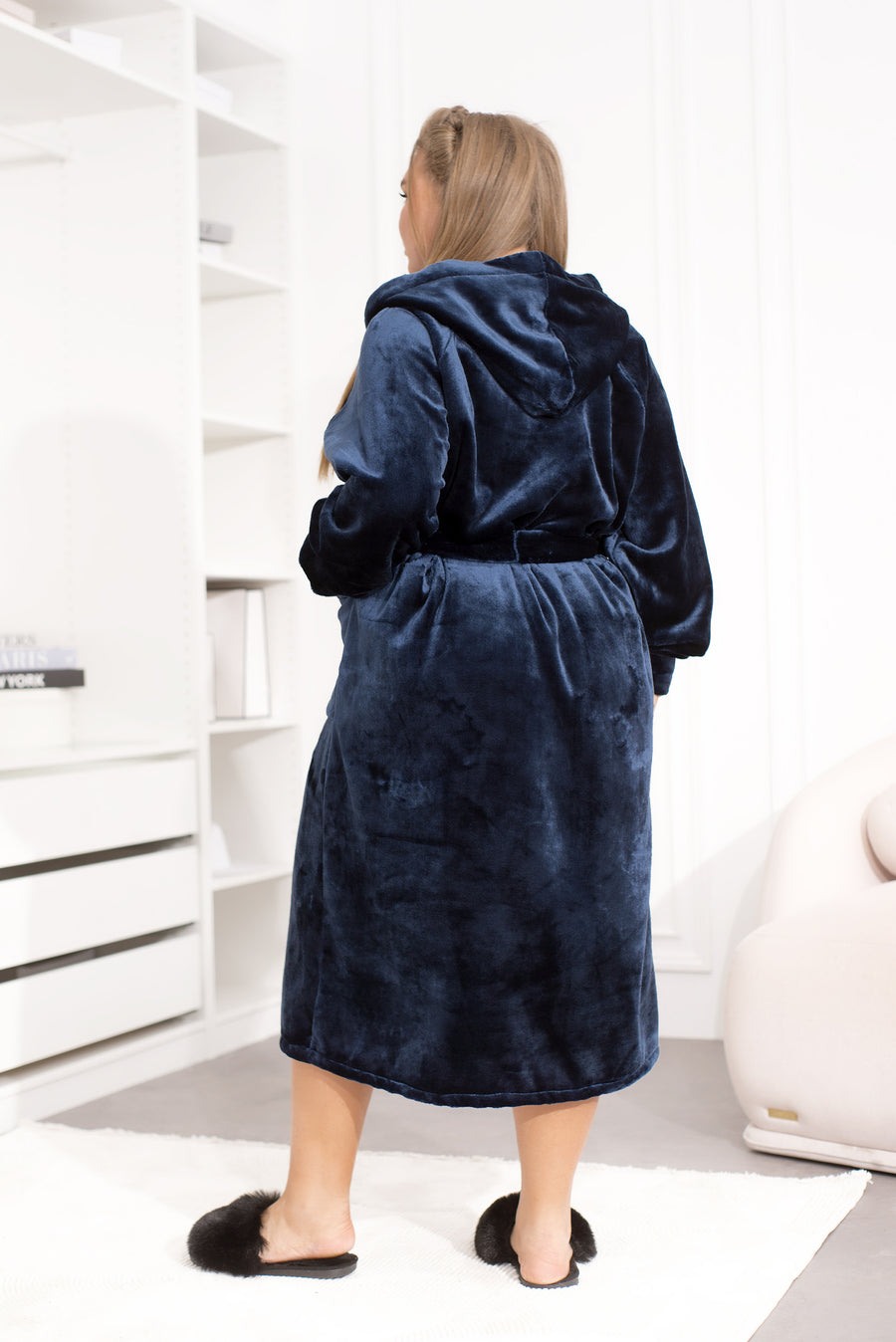Топъл халат с качулка - Twiggy Shop
