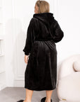 Топъл халат с качулка - Twiggy Shop