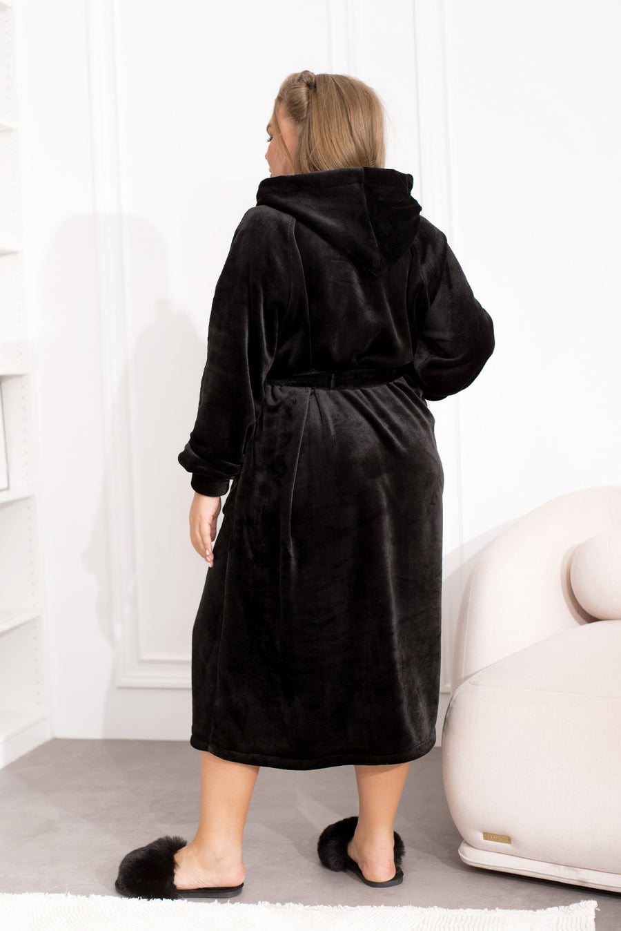 Топъл халат с качулка - Twiggy Shop