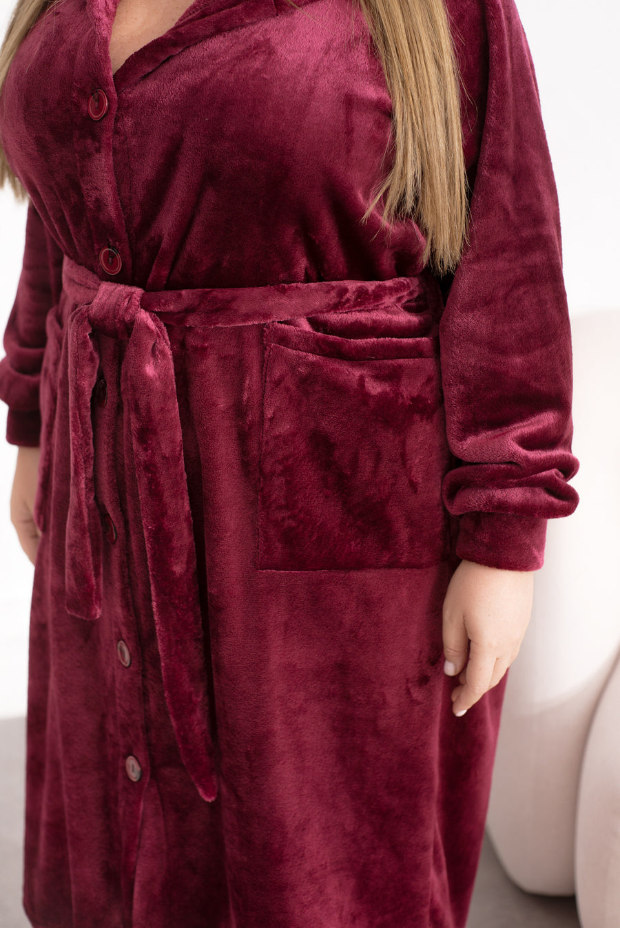 Топъл халат с качулка - Twiggy Shop