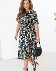 Копринена миди рокля - Twiggy Shop