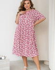 Памучна рокля на цветя - Twiggy Shop