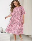 Памучна рокля на цветя - Twiggy Shop