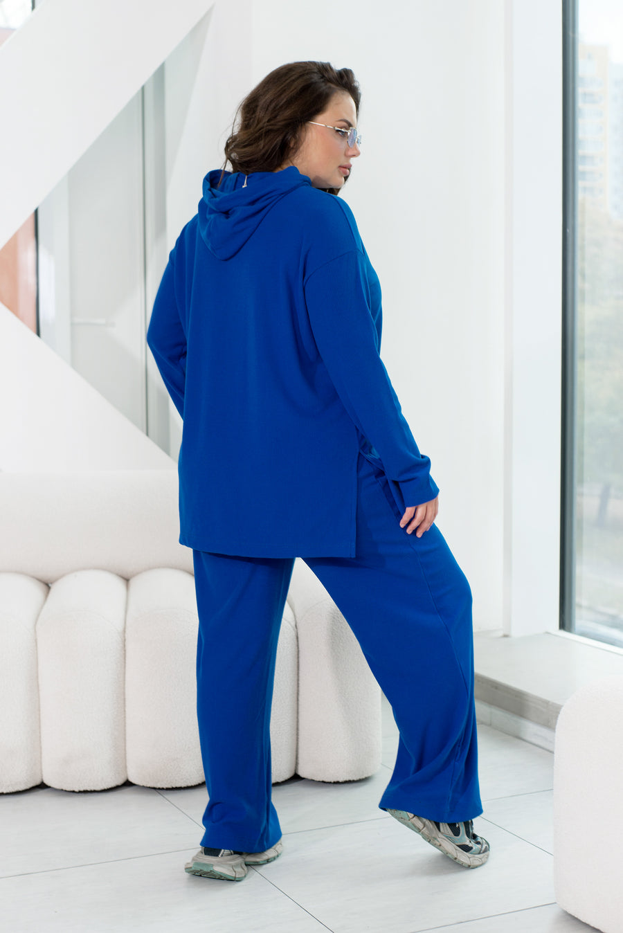 Комплект с широк панталон