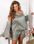Копринена пижама в три части - Twiggy Shop