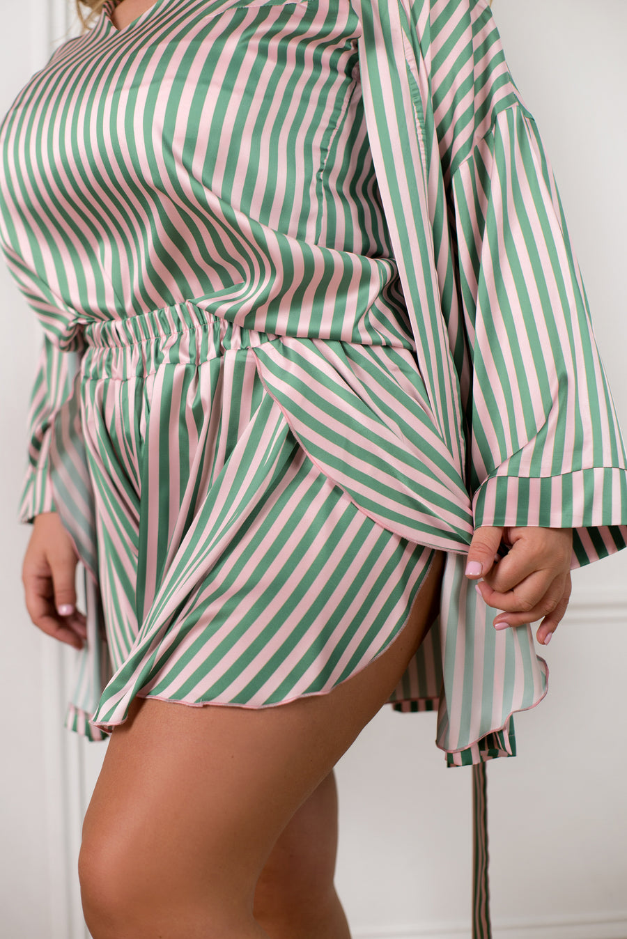 Копринена пижама в три части - Twiggy Shop