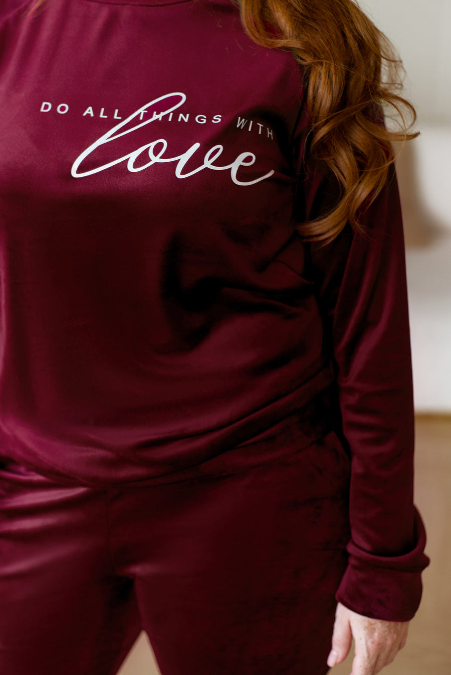 Домашен кадифен комплект - Twiggy Shop