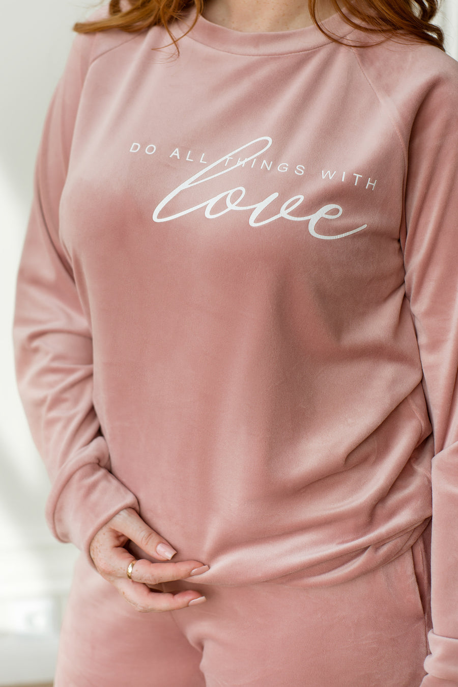 Домашен кадифен комплект - Twiggy Shop