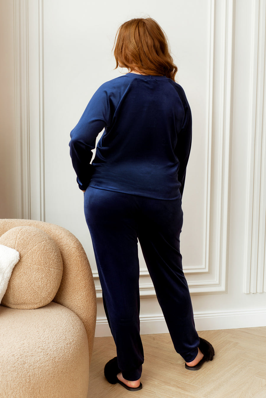 Домашен кадифен комплект - Twiggy Shop