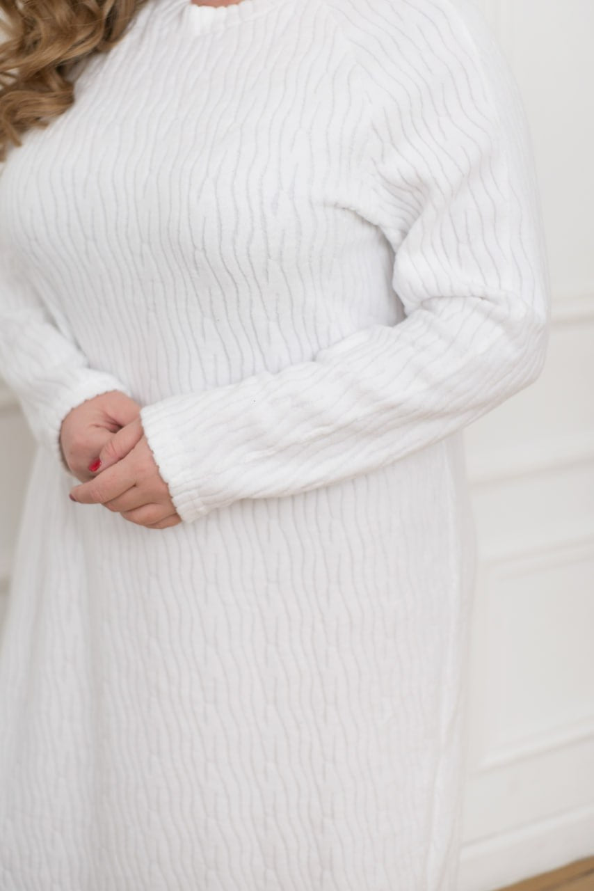 Миди рокля от мек трикотаж - Twiggy Shop