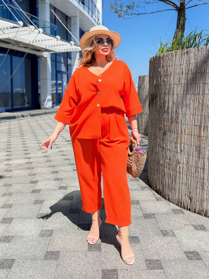 Комплект от ленена смес - Twiggy Shop