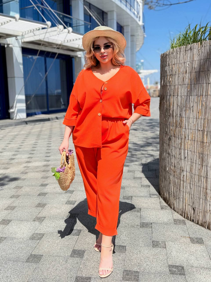 Комплект от ленена смес - Twiggy Shop