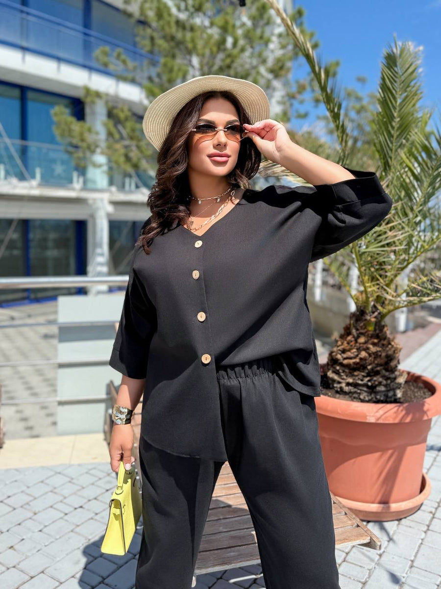 Комплект от ленена смес - Twiggy Shop